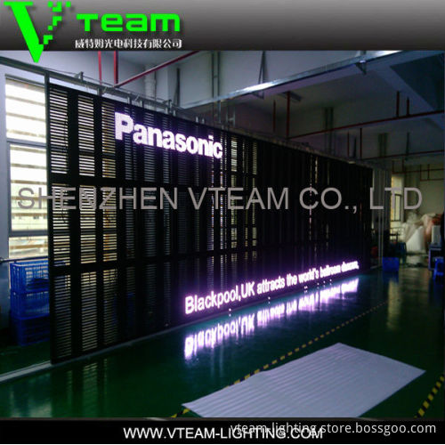 P15 clear flexible led curtain screen for stage display (iGrid-P15)